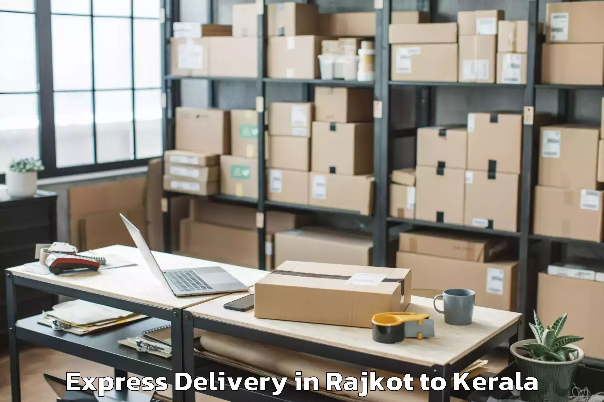 Efficient Rajkot to Kasaragod Express Delivery